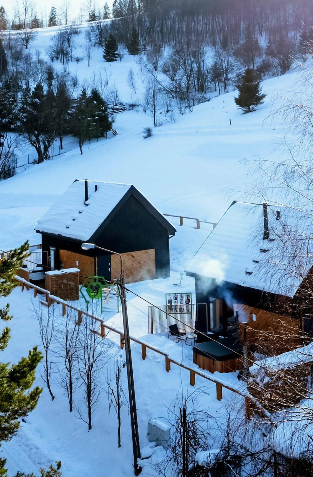 Projekt Swit - Domki Z Prywatna Jacuzzi I Sauna Żywiec Εξωτερικό φωτογραφία